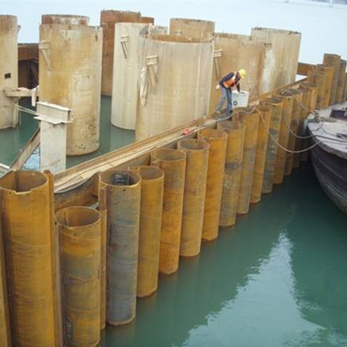 乌海钢护筒现场安装